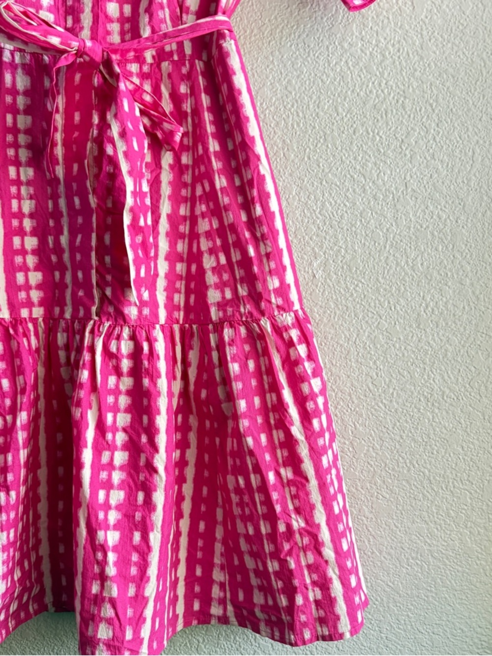 Calvin Klein Pink Printed Button-Up Dress - Picture 4 of 5